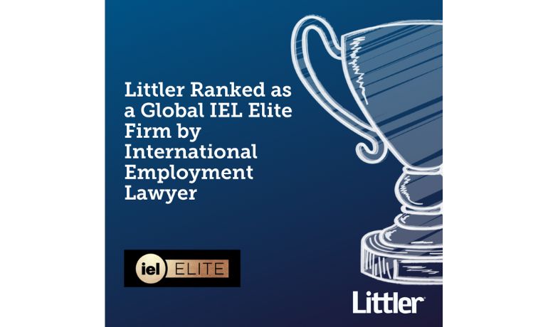 Littler ranked in the International Employment Lawyer’s 2022 IEL Elite